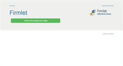 Desktop Screenshot of firmlet.sugester.pl