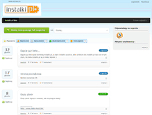 Tablet Screenshot of instalki-pl-beta.sugester.pl