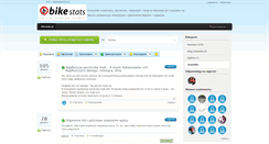 Desktop Screenshot of bikestats.sugester.pl
