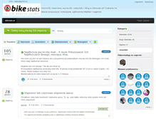 Tablet Screenshot of bikestats.sugester.pl