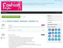 Tablet Screenshot of fashionstyle.sugester.pl